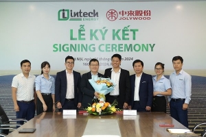 intech energy va jolywood ky ket thoa thuan phan phoi san pham   bien ban ghi nho doi voi cung cap mo dun pv 20 mwp